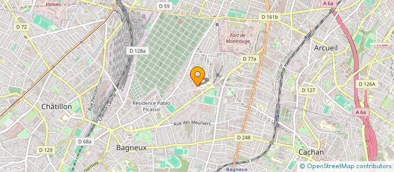 localisation de l'entreprise MONSIEUR BOUCHAID CHOTBI à BAGNEUX