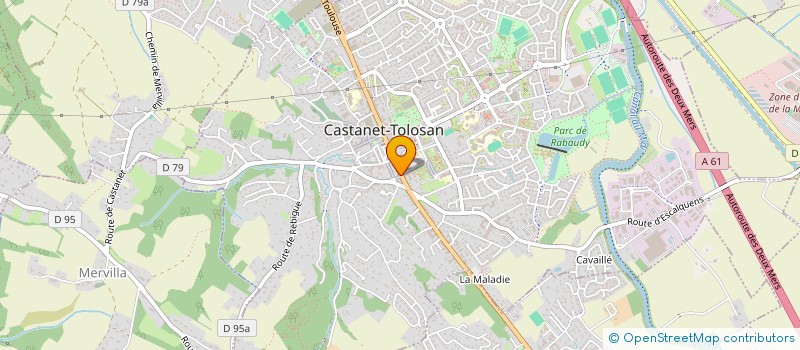 localisation de l'entreprise MONSIEUR BOUCHAID YOUMELHANA à CASTANET-TOLOSAN