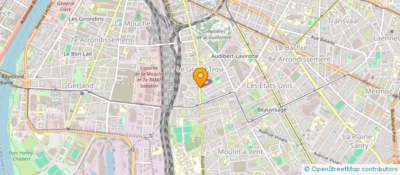 localisation de l'entreprise MONSIEUR BOUCHIRA ADECHOKAN  LYON