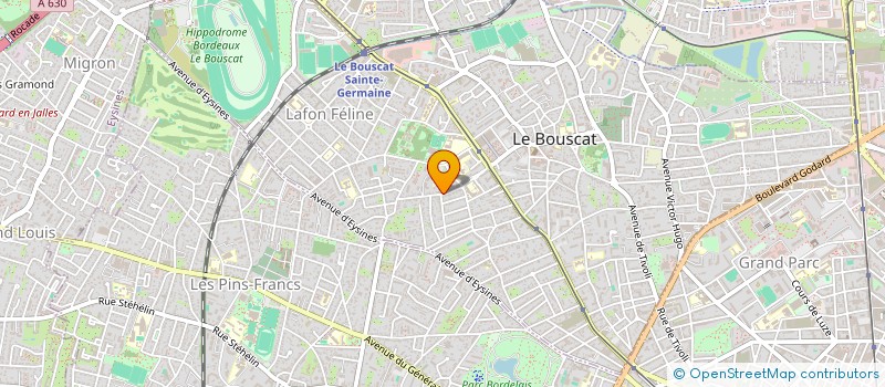 localisation de l'entreprise MONSIEUR BOUCHRA BENJELLOUN LAHBABI à LE BOUSCAT