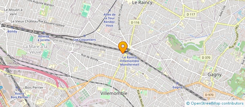 localisation de l'entreprise MONSIEUR BOUCHRA FAIK  VILLEMOMBLE