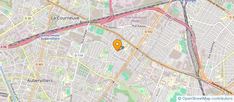 localisation de l'entreprise MONSIEUR BOUCHTA BALAM à LA COURNEUVE