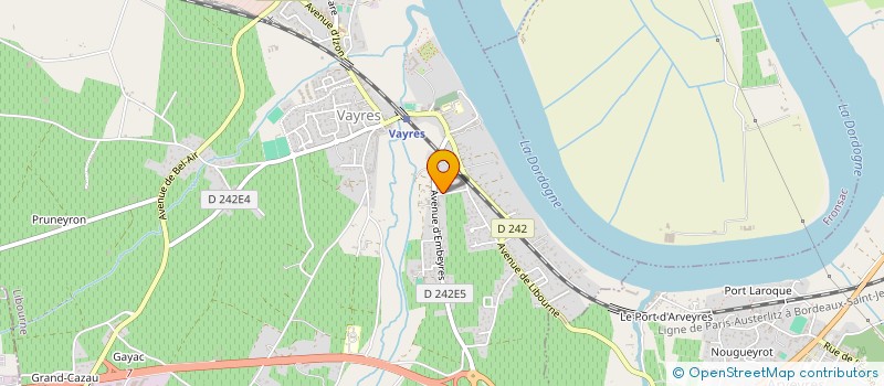 localisation de l'entreprise MONSIEUR BOUCHTA BIYOU  VAYRES