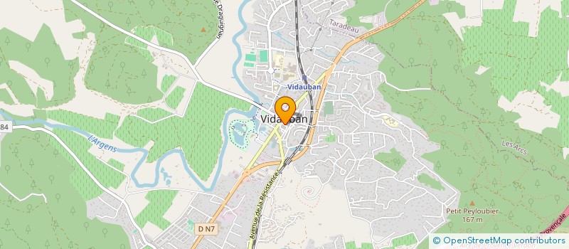 localisation de l'entreprise MONSIEUR BOUCHTA CHAMEKH  VIDAUBAN