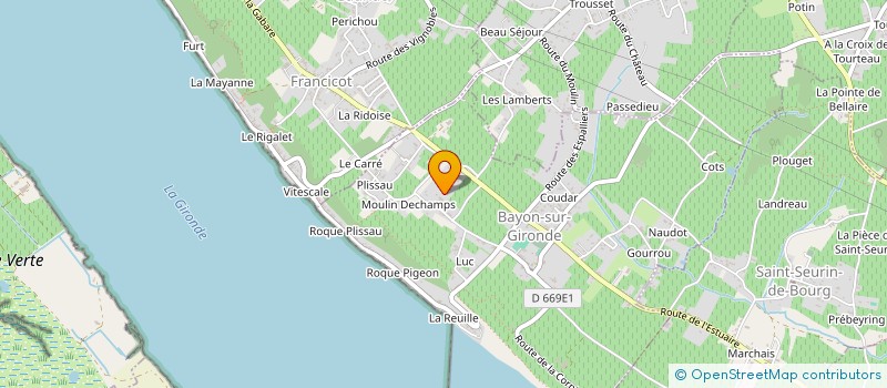 localisation de l'entreprise MONSIEUR BOUCHTA EL KHAYATI  SAINT AULAYE-PUYMANGOU