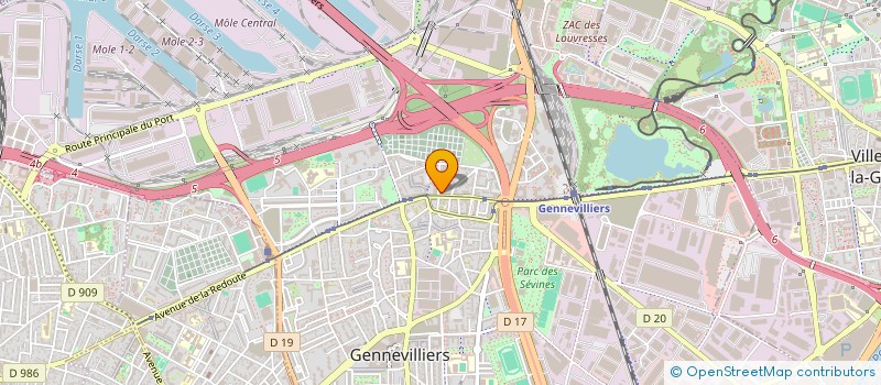 localisation de l'entreprise MONSIEUR BOUCHTA EZHERE  GENNEVILLIERS