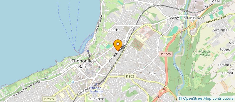localisation de l'entreprise MONSIEUR BOUCHTA SAIG à THONON-LES-BAINS