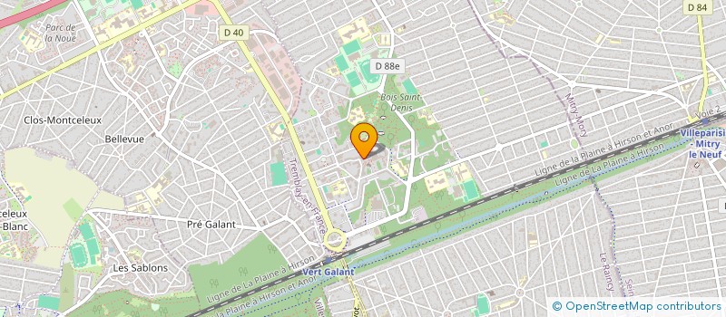 localisation de l'entreprise MONSIEUR BOUCIF BENSAFI  TREMBLAY-EN-FRANCE