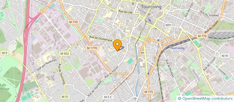 localisation de l'entreprise MONSIEUR BOUCIF BOUAHFS  TOURCOING