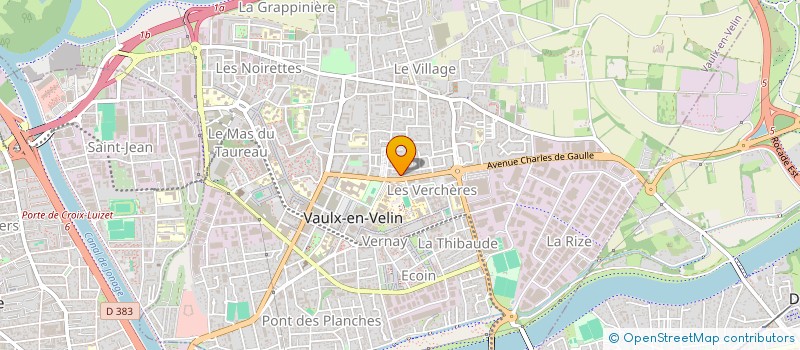 localisation de l'entreprise MONSIEUR BOUCIF BOUKACEM  VAULX-EN-VELIN