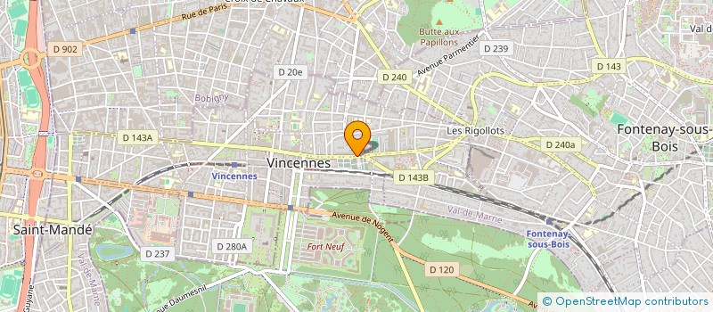 localisation de l'entreprise MONSIEUR BOUCIF MOUSSA BELHADJ à VINCENNES
