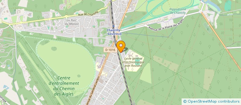 localisation de l'entreprise MONSIEUR BOUDEIYA LY  CHANTILLY