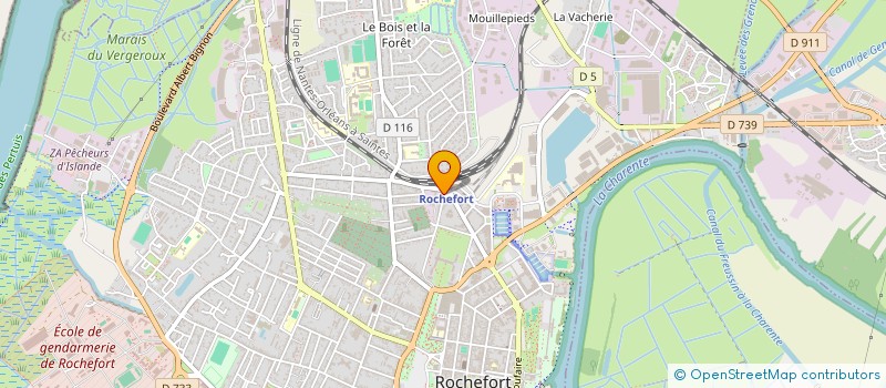 localisation de l'entreprise MONSIEUR BOUDHIAF MANSOURI  ROCHEFORT