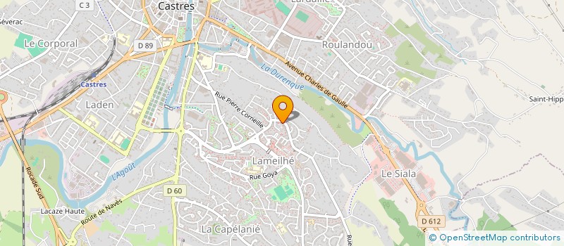 localisation de l'entreprise MONSIEUR BOUDJELLAL MAACHOU  CASTRES