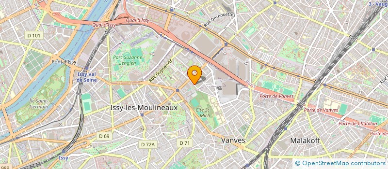 localisation de l'entreprise MONSIEUR BOUDJEMA ARIDJ à ISSY-LES-MOULINEAUX