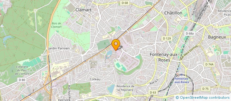 localisation de l'entreprise MONSIEUR BOUDJEMA DJEBRA à CLAMART