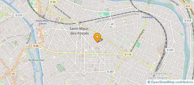 localisation de l'entreprise MONSIEUR BOUDJEMA HAMIDI à SAINT-MAUR-DES-FOSSES