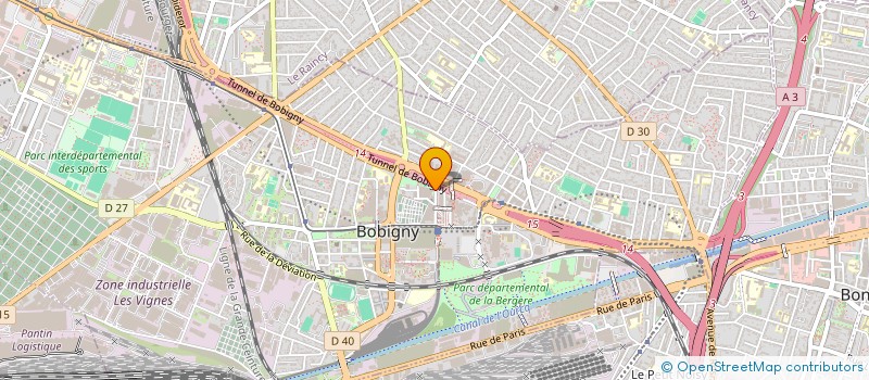 localisation de l'entreprise MONSIEUR BOUDJEMA LARBI  BOBIGNY