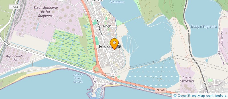 localisation de l'entreprise MONSIEUR BOUDJEMA LEKBIR  FOS-SUR-MER