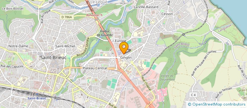 localisation de l'entreprise MONSIEUR BOUDJEMA MOUHOU à SAINT-BRIEUC