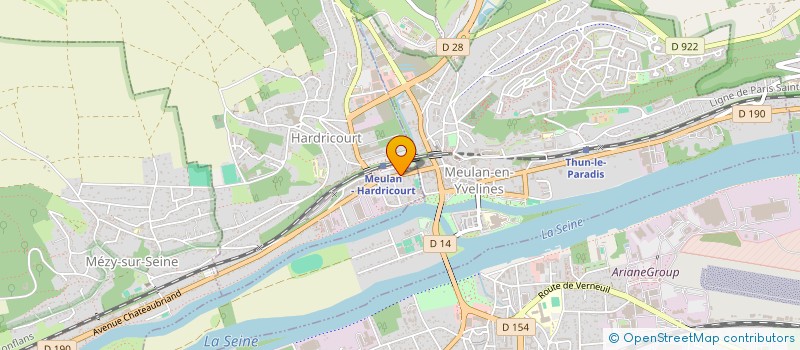 localisation de l'entreprise MONSIEUR BOUDJEMA SADI  HARDRICOURT