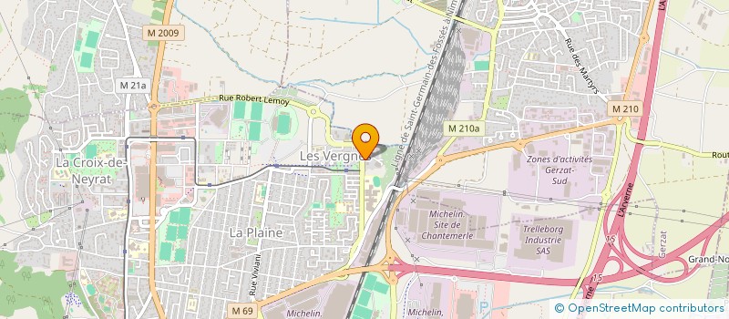 localisation de l'entreprise MONSIEUR BOUDJEMA SETITRA  CLERMONT-FERRAND