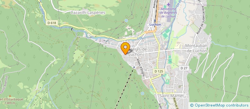 localisation de l'entreprise MONSIEUR BOUDJEMA TELMAT  BAGNERES-DE-LUCHON