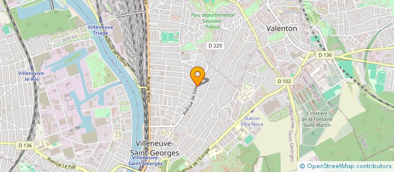 localisation de l'entreprise MONSIEUR BOUDJEMAA OUARI à VILLENEUVE-SAINT-GEORGES