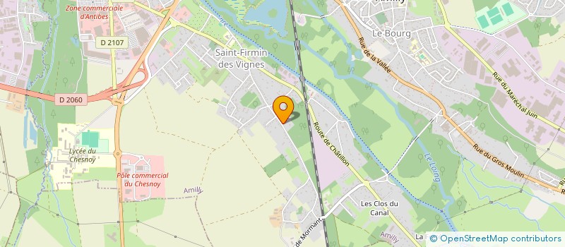 localisation de l'entreprise MONSIEUR BOUDJEMAA OUZAID  AMILLY