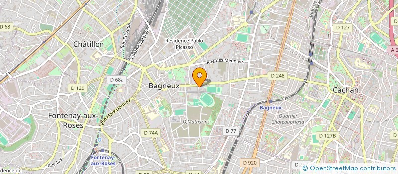 localisation de l'entreprise MONSIEUR BOUDJEMAA ZIDALMAL à BAGNEUX