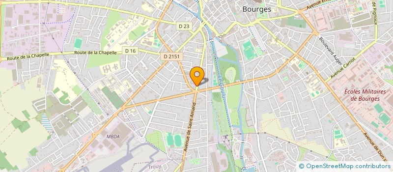 localisation de l'entreprise MONSIEUR BOUDJEMAAFR CHIOUKH  BOURGES