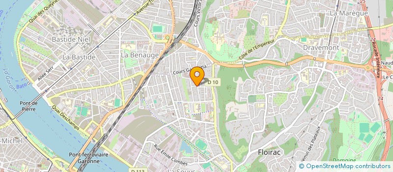 localisation de l'entreprise MONSIEUR BOUDJIMAL ABASSE  FLOIRAC