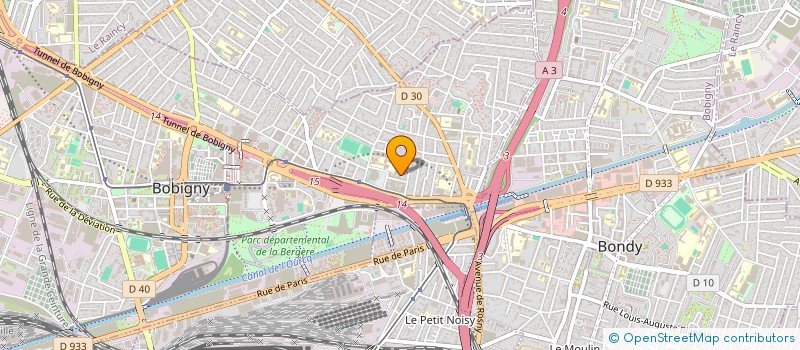 localisation de l'entreprise MONSIEUR BOUDOU DIALLO  BOBIGNY