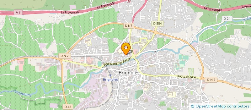 localisation de l'entreprise MONSIEUR BOUFELJA ABDELLAOUI à BRIGNOLES