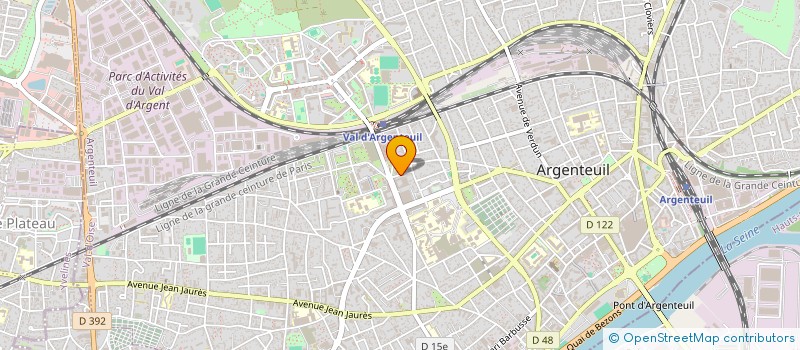 localisation de l'entreprise MONSIEUR BOUGARABA AMINE  ARGENTEUIL