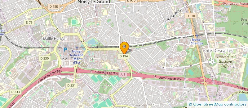 localisation de l'entreprise MONSIEUR BOUGARY FOFANA à NOISY-LE-GRAND