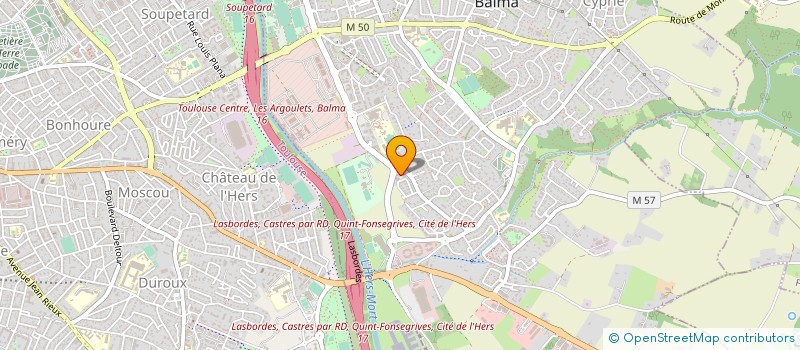 localisation de l'entreprise MONSIEUR BOUGLYAR BERRABAH  CASTELNAU-D'ESTRETEFONDS