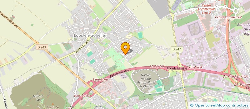 localisation de l'entreprise MONSIEUR BOUGUESSA HAMLAH  LOOS-EN-GOHELLE