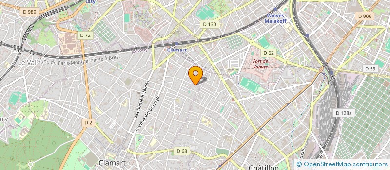 localisation de l'entreprise MONSIEUR BOUHALEM KRID à CLAMART