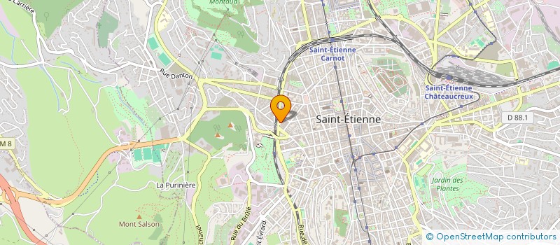 localisation de l'entreprise MONSIEUR BOUHAMEUR BENGUETIB  SAINT-ETIENNE