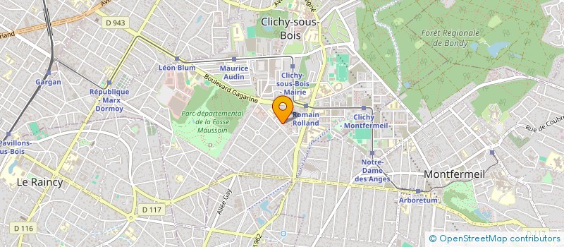 localisation de l'entreprise MONSIEUR BOUHAOUS BOURICHAT à CLICHY-SOUS-BOIS