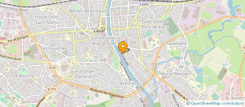 localisation de l'entreprise MONSIEUR BOUHARI DIABY à LAVAL