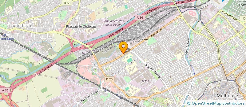 localisation de l'entreprise MONSIEUR BOUHARY DIABY  MULHOUSE