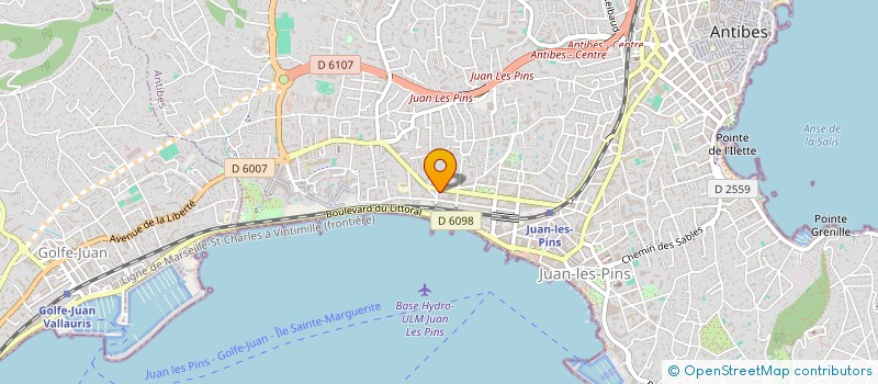 localisation de l'entreprise MONSIEUR BOUHOU SIDI ALI à ANTIBES