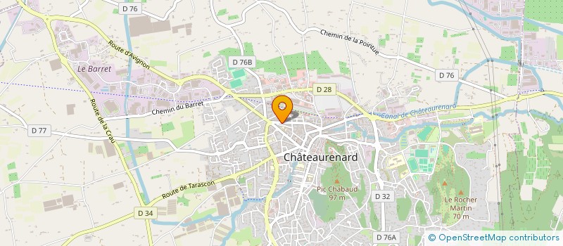 localisation de l'entreprise MONSIEUR BOUJEMAA AIDY à CHATEAURENARD