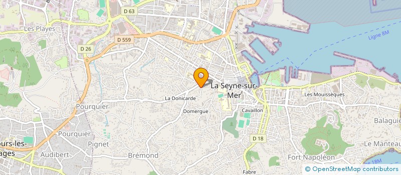localisation de l'entreprise MONSIEUR BOUJEMAA AMRAOUI à LA SEYNE-SUR-MER