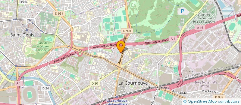 localisation de l'entreprise MONSIEUR BOUJEMAA BOUHRAOUA à LA COURNEUVE