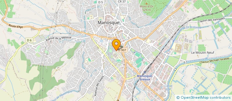localisation de l'entreprise MONSIEUR BOUJEMAA DAKKARI à MANOSQUE