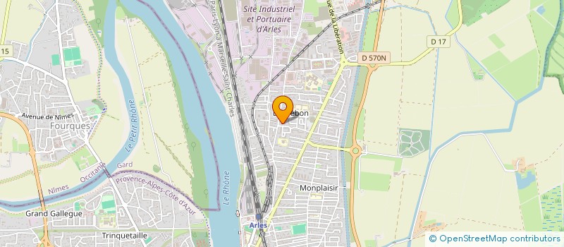 localisation de l'entreprise MONSIEUR BOUJEMAA KARROUM  ARLES