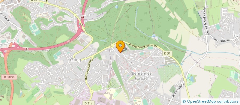 localisation de l'entreprise MONSIEUR BOUJEMAA KERKASS  BEHREN-LES-FORBACH